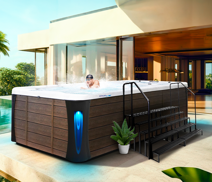 Calspas hot tub being used in a family setting - Joplin